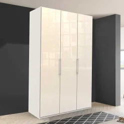 Wohnen Kleiderschränke|Schränke<2-türiger Kleiderschrank in Creme Glasfront - Zidarie