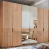 Wohnen Kleiderschränke<6-türiger Kleiderschrank in Erle teilmassiv - Murray