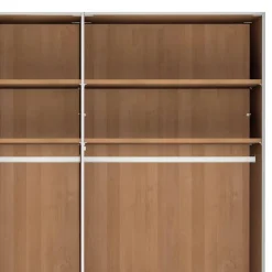 Wohnen Kleiderschränke|Schränke<7-türiger Kleiderschrank in Weiß Glas - Dilacco
