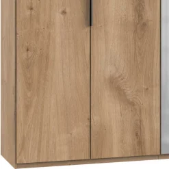 Wohnen Kleiderschränke|Schränke<6-türiger Kleiderschrank in Plankeneiche - Dagidoyo