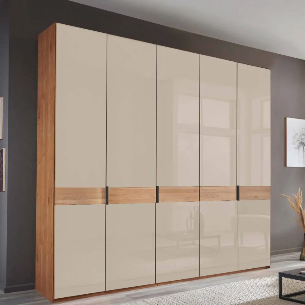 Wohnen Kleiderschränke<5-türiger Kleiderschrank mit Glasfront - Angelina