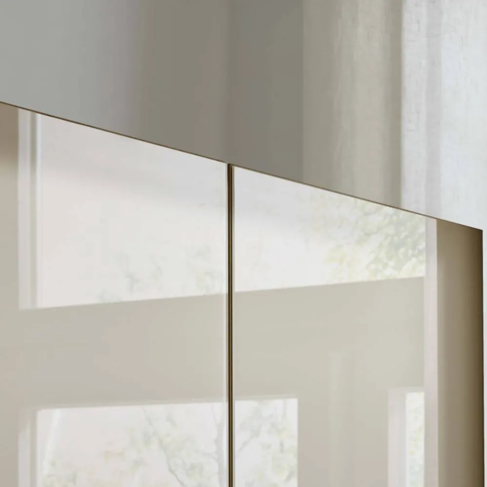 Wohnen Kleiderschränke<5-türiger Kleiderschrank mit Glasfront - Angelina