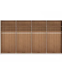 Wohnen Kleiderschränke<8-türiger Kleiderschrank mit sechs Glastüren - Hung