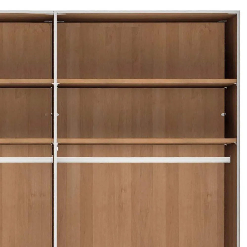 Wohnen Kleiderschränke<8-türiger Kleiderschrank mit sechs Glastüren - Hung