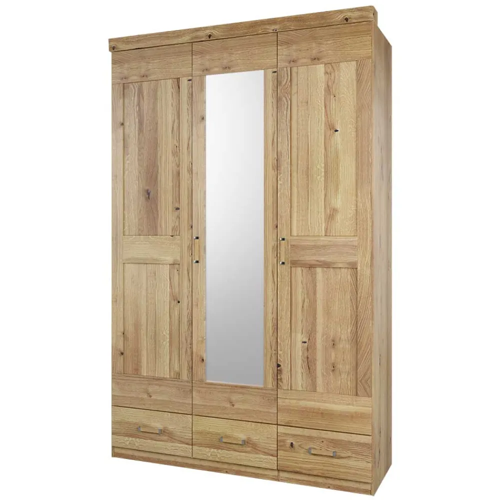 Wohnen Kleiderschränke<3-türiger Kleiderschrank mit 3 Schubladen - Zamron