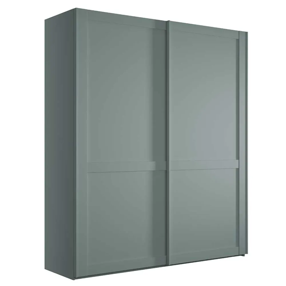 Wohnen Schränke|Kleiderschränke<2-türiger Kleiderschrank mit Schwebetüren - modern - Rajavo