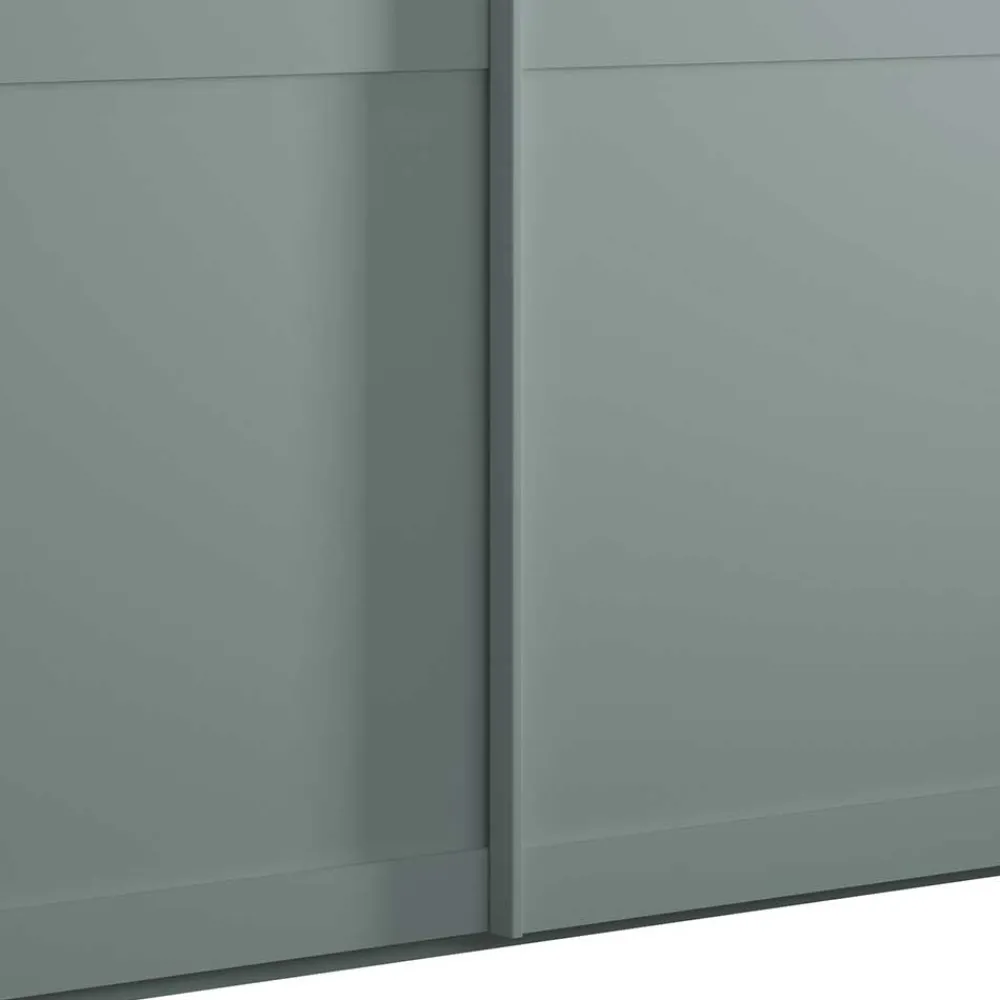 Wohnen Schränke|Kleiderschränke<2-türiger Kleiderschrank mit Schwebetüren - modern - Rajavo