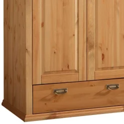 Wohnen Kleiderschränke<6-türiger Massiver Kleiderschrank mit 3 Schubladen - Inhusa