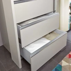 Wohnen Kleiderschränke<3-türiger Schiebetüren-Schrank in Champagner - Rina