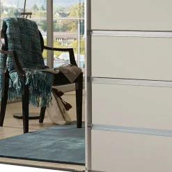 Wohnen Kleiderschränke<3-türiger Schiebetüren-Schrank in Champagner - Rina