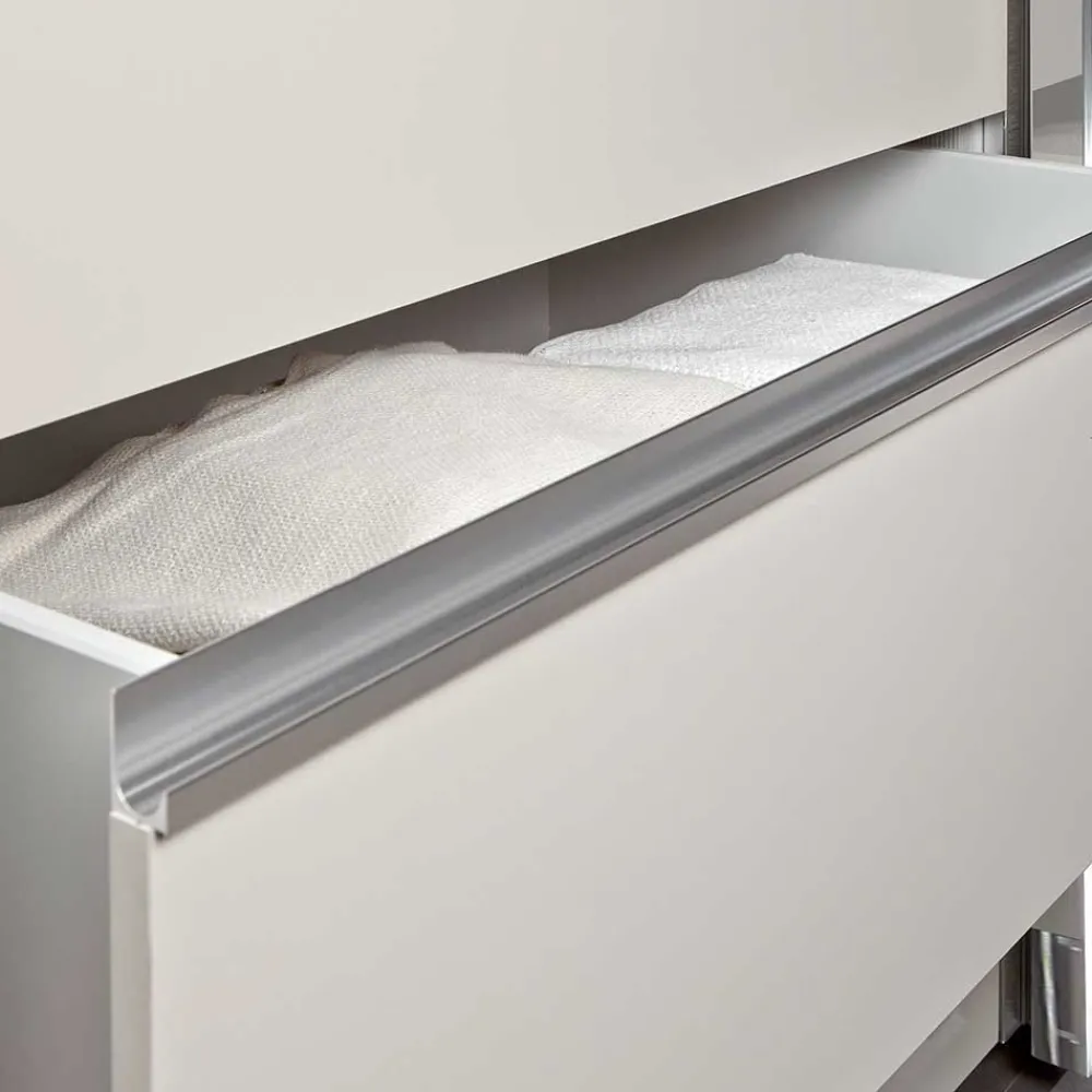 Wohnen Kleiderschränke<3-türiger Schiebetüren-Schrank in Champagner - Rina