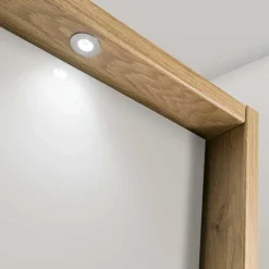 Wohnen Kleiderschränke|Schränke<6-türiger Schlafraum Kleiderschrank in Glas Beige - Emdsiva I