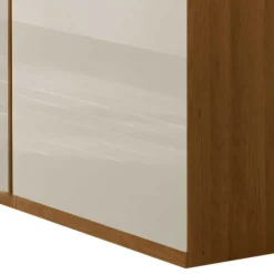 Wohnen Kleiderschränke|Schränke<6-türiger Schlafraum Kleiderschrank in Glas Beige - Emdsiva I