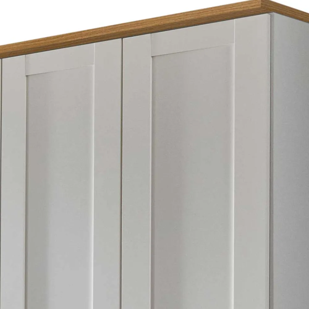 Wohnen Kleiderschränke<5-türiger Schlafzimmer Kleiderschrank in Weiß - Ignacio