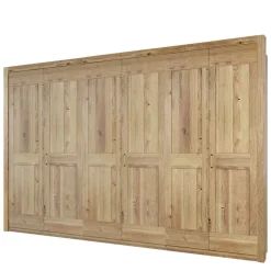 Wohnen Kleiderschränke|Schränke<6-türiger Schlafzimmer Kleiderschrank in Asteiche - Zamron