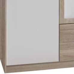 Wohnen Kleiderschränke<3-türiger Schlafzimmer Schrank mit 2 Schubladen - Purista