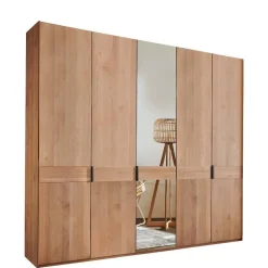 Wohnen Kleiderschränke|Schränke<5-türiger Schlafzimmer-Kleiderschrank teilmassiv - Murray