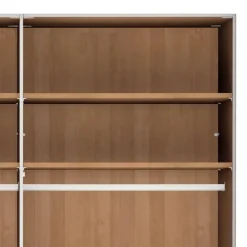 Wohnen Kleiderschränke|Schränke<5-türiger Schlafzimmer-Kleiderschrank teilmassiv - Murray