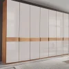 Wohnen Kleiderschränke<7-türiger Schlafzimmer-Kleiderschrank teilmassiv - Dilacco