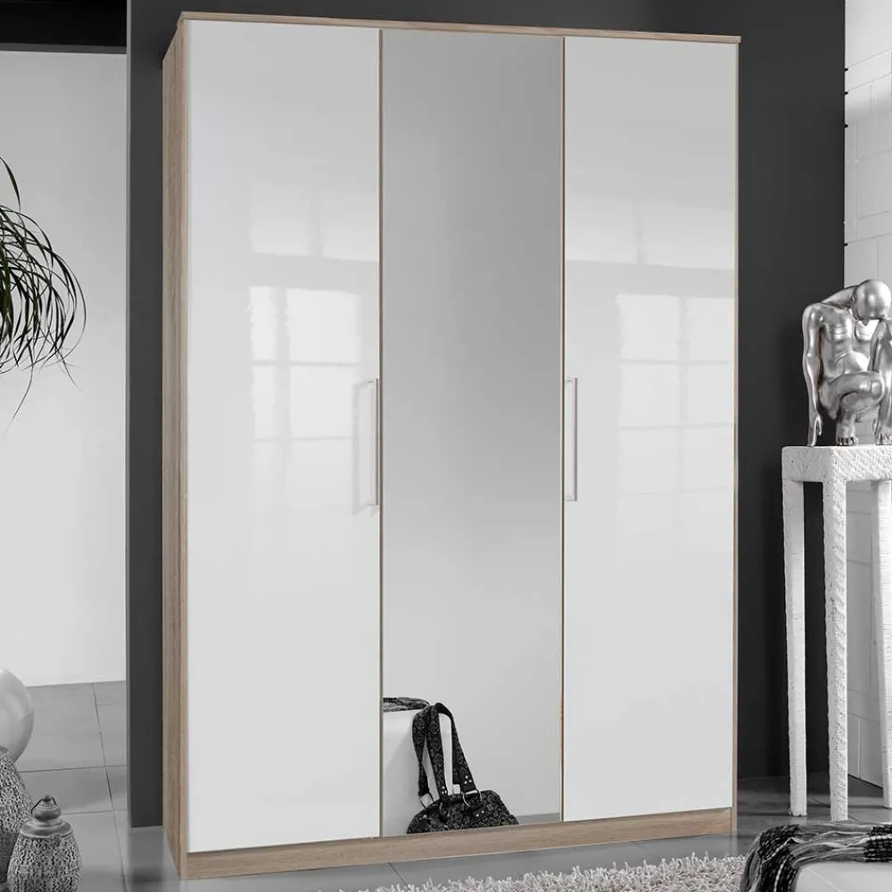 Wohnen Kleiderschränke|Schränke<3-türiger Schlafzimmerschrank zweifarbig - Grands