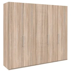 Wohnen Kleiderschränke<3-türiger Schlafzimmerschrank mit Falttüren - Zayun