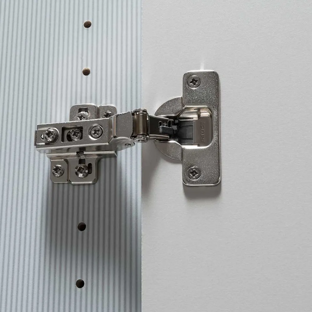 Wohnen Kleiderschränke<8-türiger Schlafzimmerschrank in Weiß Glasfront - Rocca