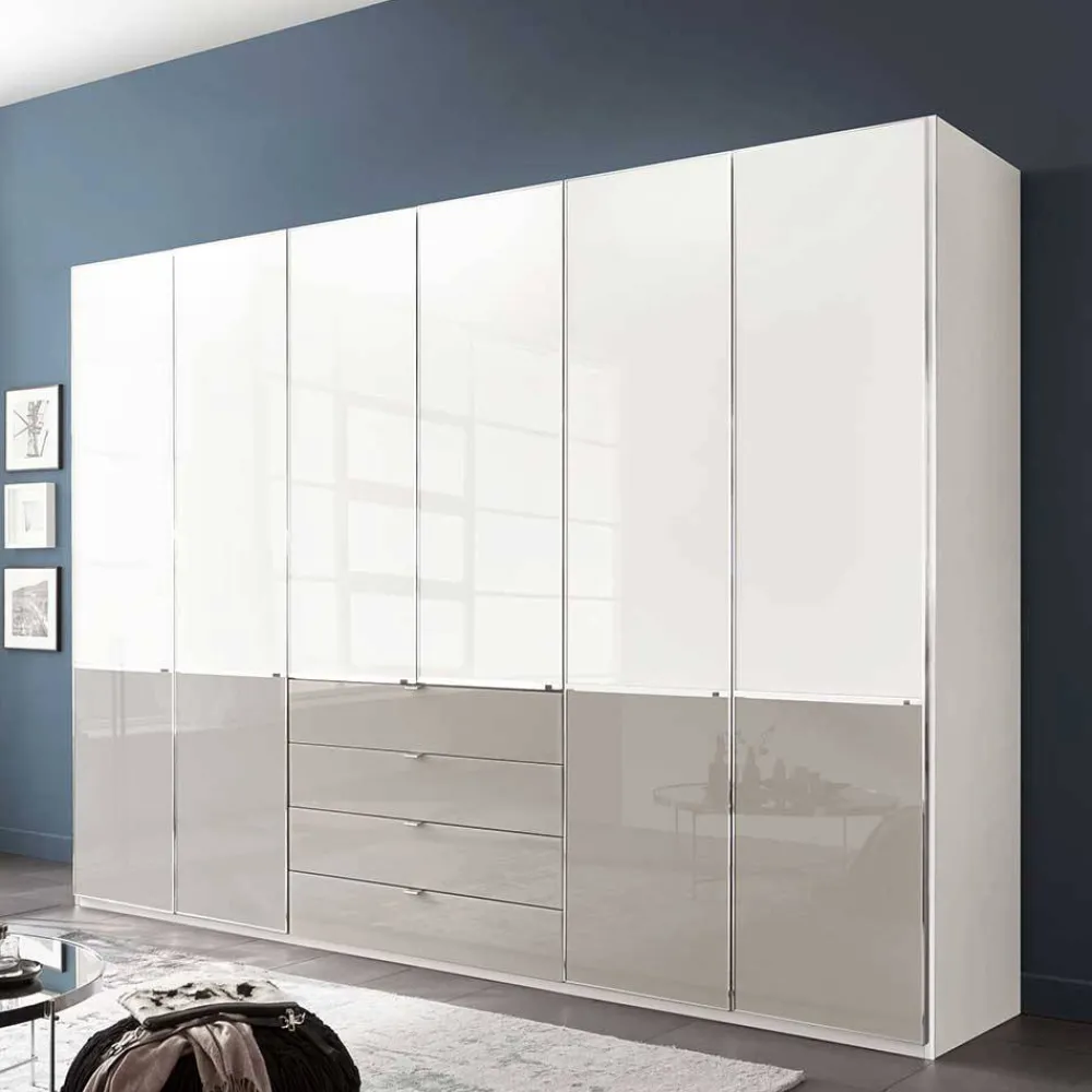 Wohnen Kleiderschränke|Schränke<6-türiger Schlafzimmer-Schrank modern - Pascan