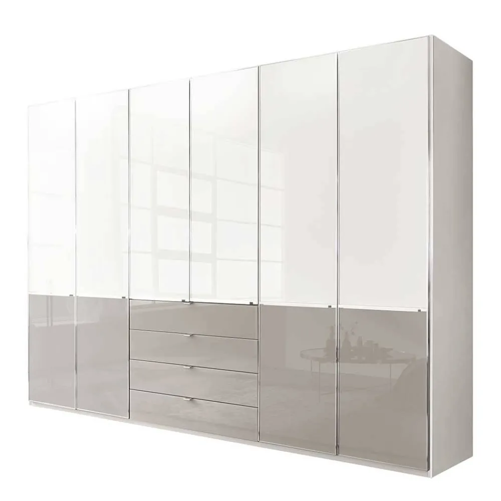 Wohnen Kleiderschränke|Schränke<6-türiger Schlafzimmer-Schrank modern - Pascan