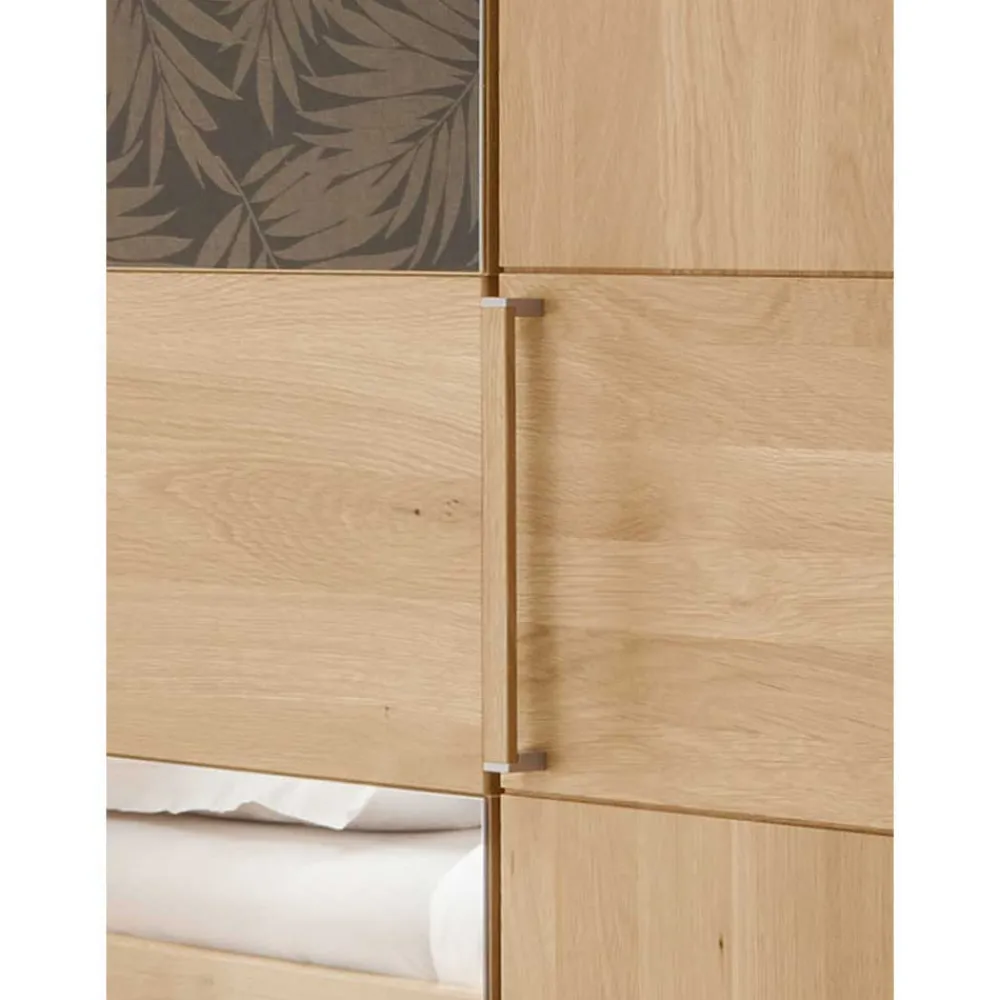 Wohnen Kleiderschränke|Schränke<5-türiger Schlafzimmerschrank in Eiche - Emdsiva