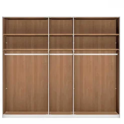 Wohnen Kleiderschränke|Schränke<5-türiger Schlafzimmerschrank in Eiche - Emdsiva