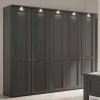 Wohnen Kleiderschränke|Schränke<5-türiger Schlafzimmerschrank - modernes Landhaus - Mataram