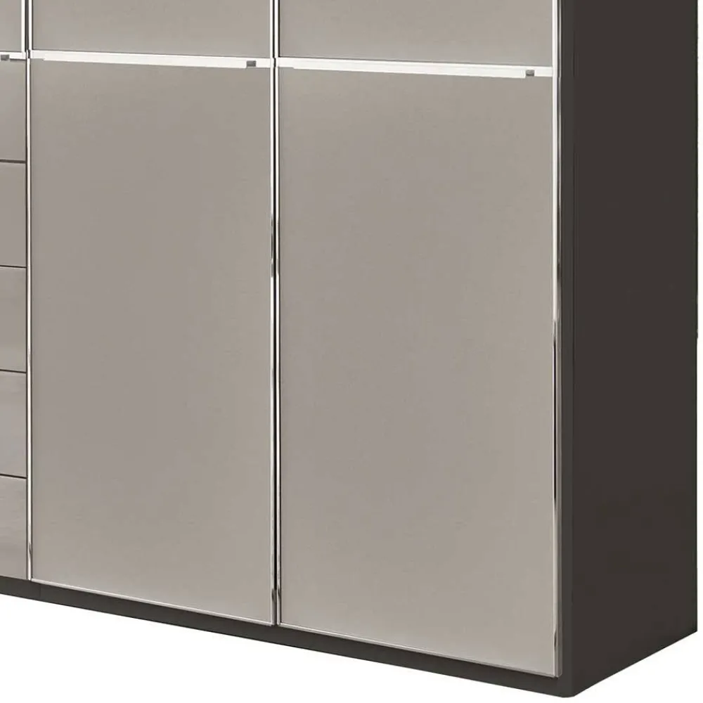 Wohnen Kleiderschränke|Schränke<7-türiger Schlafzimmer-Schrank zweifarbig - Korcula