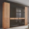 Wohnen Kleiderschränke|Schränke<6-türiger Schlafzimmerschrank mit Glas - Hung
