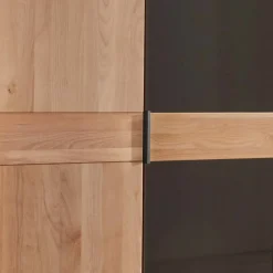 Wohnen Kleiderschränke|Schränke<6-türiger Schlafzimmerschrank mit Glas - Hung