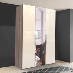 Wohnen Kleiderschränke<2-türiger Schlafzimmer-Schrank mit Spiegel - Tornado