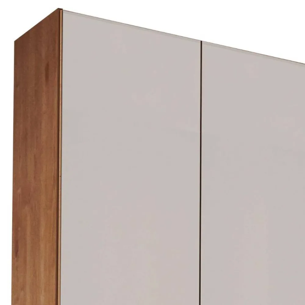 Wohnen Kleiderschränke<4-türiger Schlafzimmer-Schrank teilmassiv - Dilacco