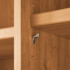 Wohnen Kleiderschränke|Schränke<6-türiger Schrank mit Glas Dunkelbraun - Hung
