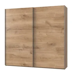 Wohnen Kleiderschränke|Schränke<2-türiger Schwebetürenschrank im Holz Look - Dagidoyo