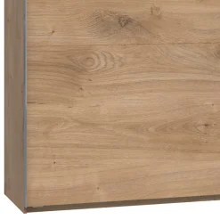 Wohnen Kleiderschränke|Schränke<2-türiger Schwebetürenschrank im Holz Look - Dagidoyo