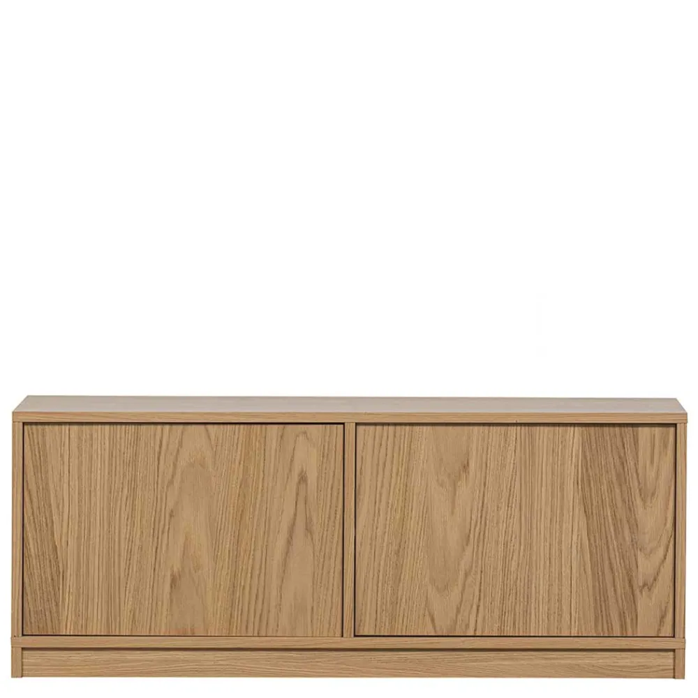 Wohnen Tv & Hifi-Möbel|Lowboards<2-türiger Unterschrank für TV in Eiche - Ewana