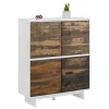 Wohnen Highboards<4-türiges Highboard im Scandi Chic - Chihu