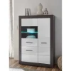 Wohnen Highboards|Vitrinen<3-türiges Highboard mit Glas Einsatz - Istensa