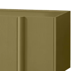 Wohnen Tv & Hifi-Möbel|Lowboards<4-türiges TV Lowboard in Khaki - Biledda