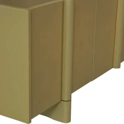 Wohnen Tv & Hifi-Möbel|Lowboards<4-türiges TV Lowboard in Khaki - Biledda