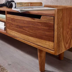 Wohnen Tv & Hifi-Möbel|Lowboards<2-türiges TV Lowboard mit Griffmulden - Placer