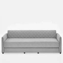Wohnen Betten|Sofas<TTF Ausziehcouch in Hellgrau Stoff - Cyras