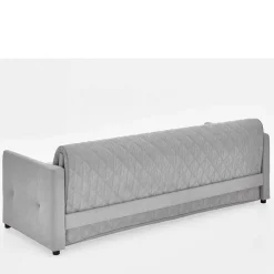 Wohnen Betten|Sofas<TTF Ausziehcouch in Hellgrau Stoff - Cyras