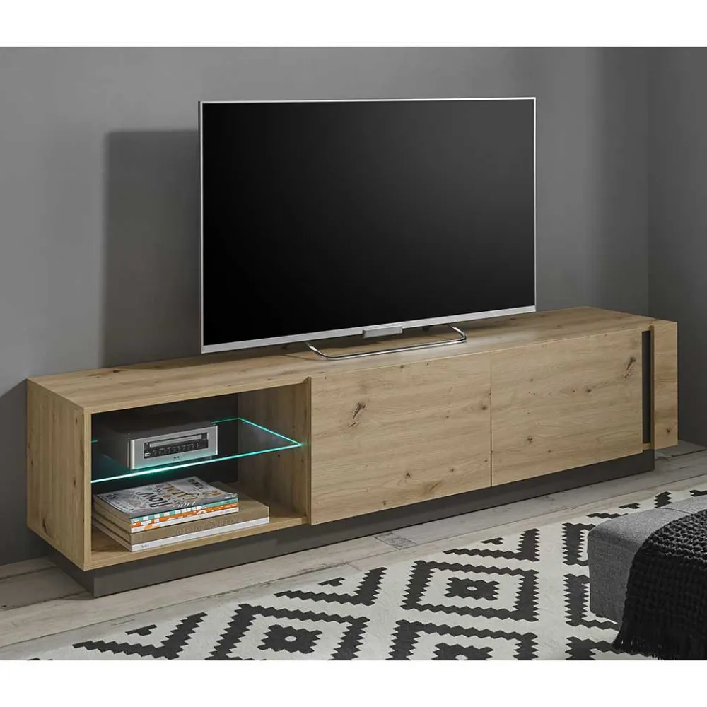 Wohnen Wohnwände<TV Anbauwand Kombi Set - Lairian (vierteilig)