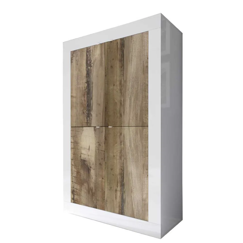 Wohnen Wohnwände<TV Anbauwand Kombination modern - Olvenion (dreiteilig)