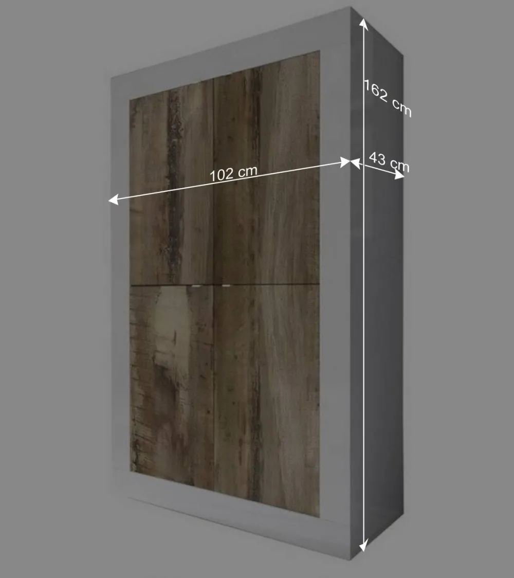 Wohnen Wohnwände<TV Anbauwand Kombination modern - Olvenion (dreiteilig)